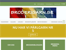Tablet Screenshot of broderigarn.se